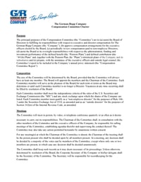 Compensation Committee Charter Compensation Committee Charter
